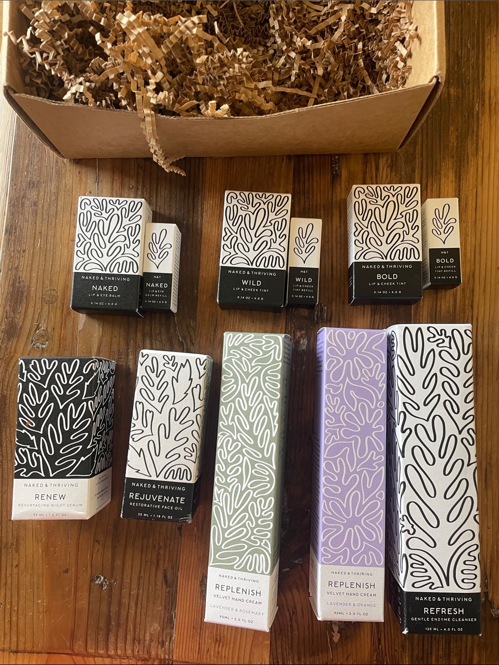 Naked & Thriving Skincare Set — Assorted Pastel & Black Packaging - Picture 2 of 5